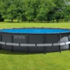 Bache ? Bulles Pour Piscines Hors-sol 160 Microns 5,49 M Intex -Piscine Aqua Vista 28015 Ambiance 2741