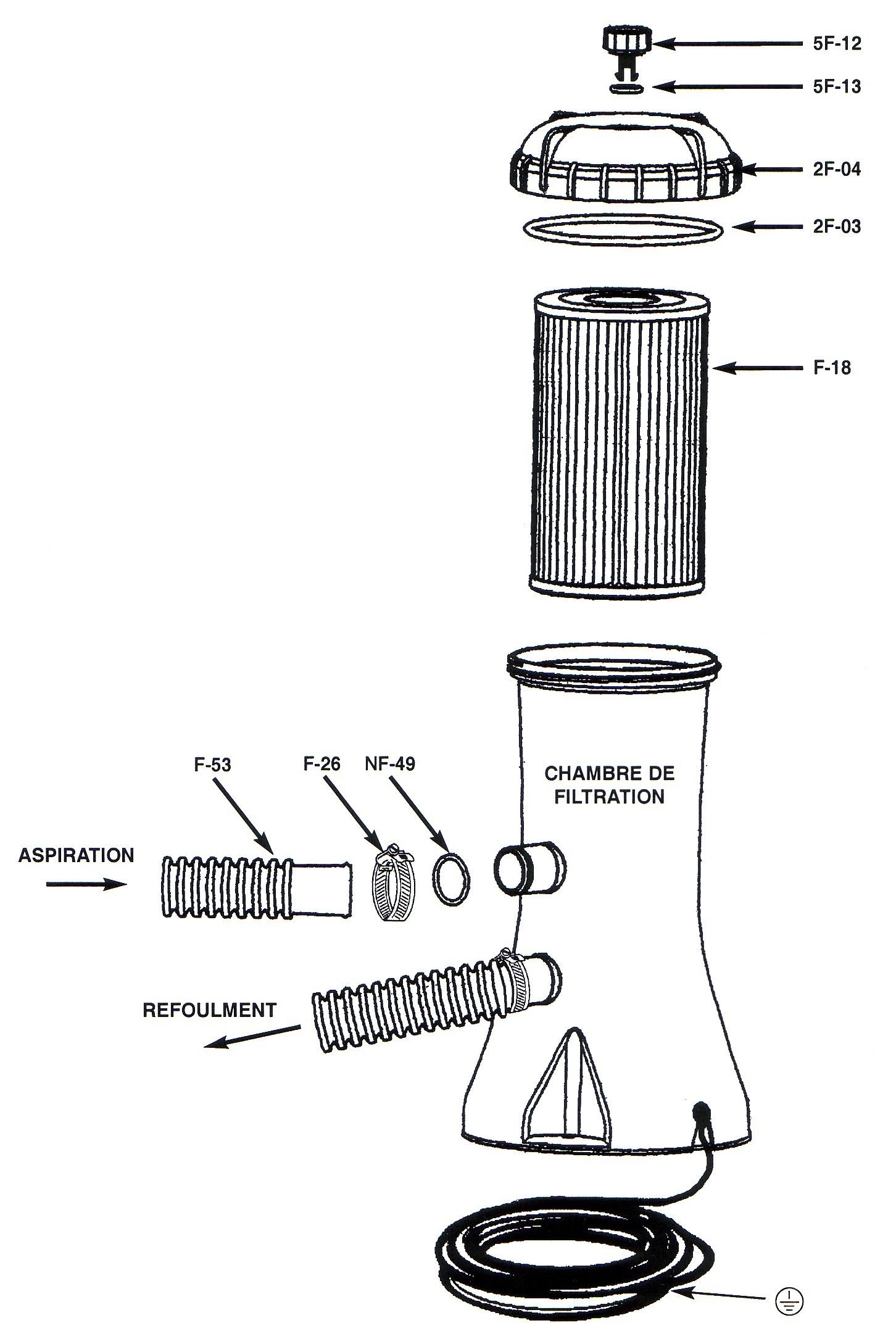 Epurateur à Cartouche 4,4 M³/h Intex 12 Epurateur à Cartouche 4,4 M³/h Intex – Image 10