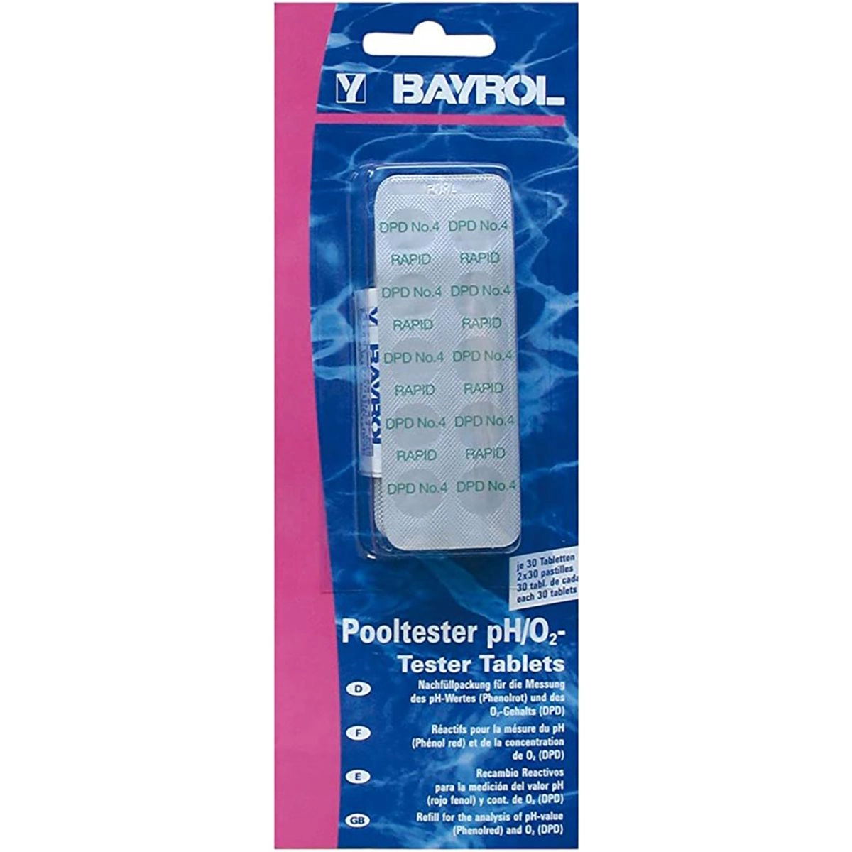 Recharge Pour Trousse PH-O2 Bayrol 3 Recharge Pour Trousse PH-O2 Bayrol