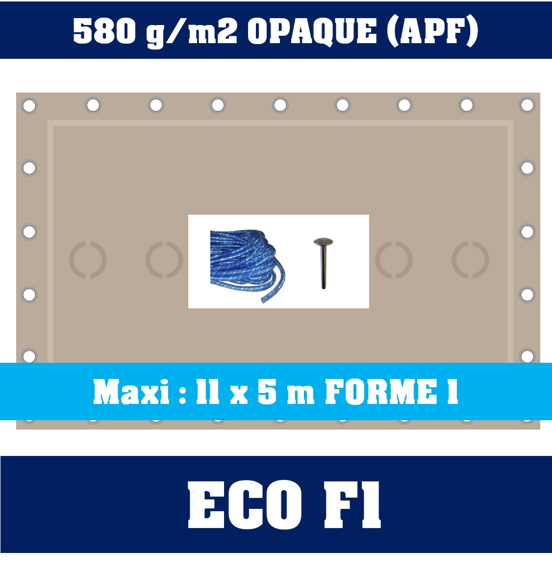 Bâche Opaque éco Sur-mesure 3 Bâche Opaque éco Sur-mesure