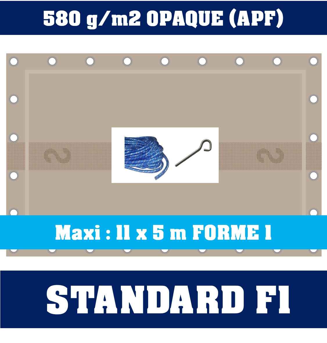 Bâche Standard Sur-mesure 3 Bâche Standard Sur-mesure