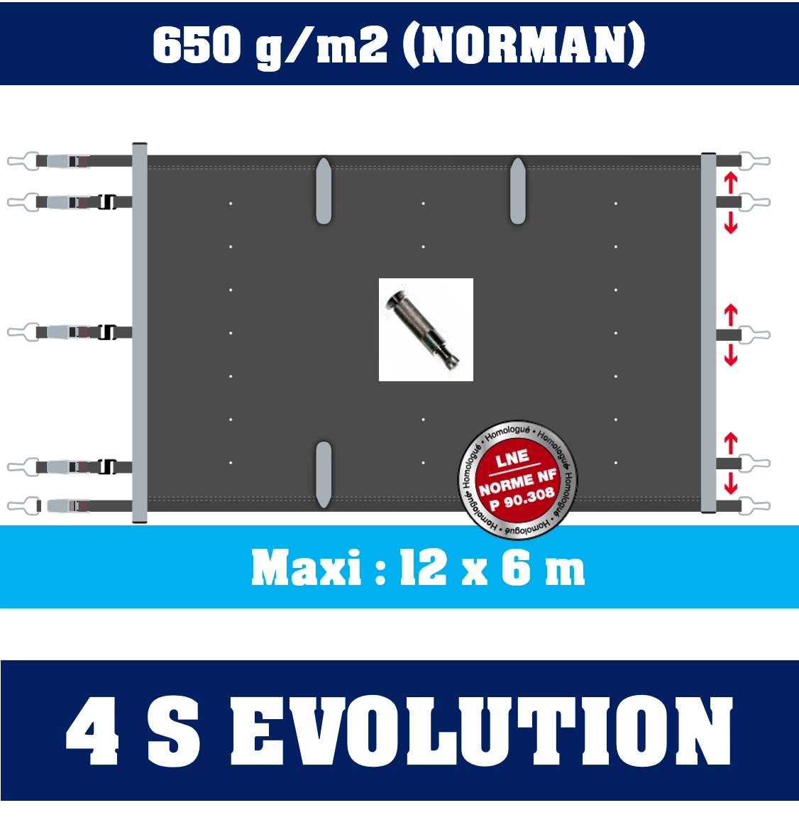 Bâche à Barres 4S Evolution Irricover 3 Bâche à Barres 4S Evolution Irricover