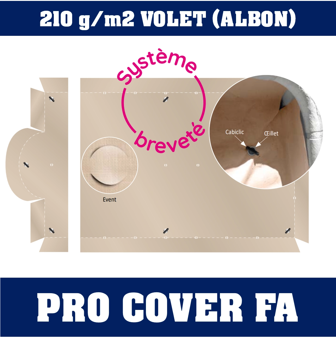 Bâche De Protection Volet Pro-Cover 3 Bâche De Protection Volet Pro-Cover
