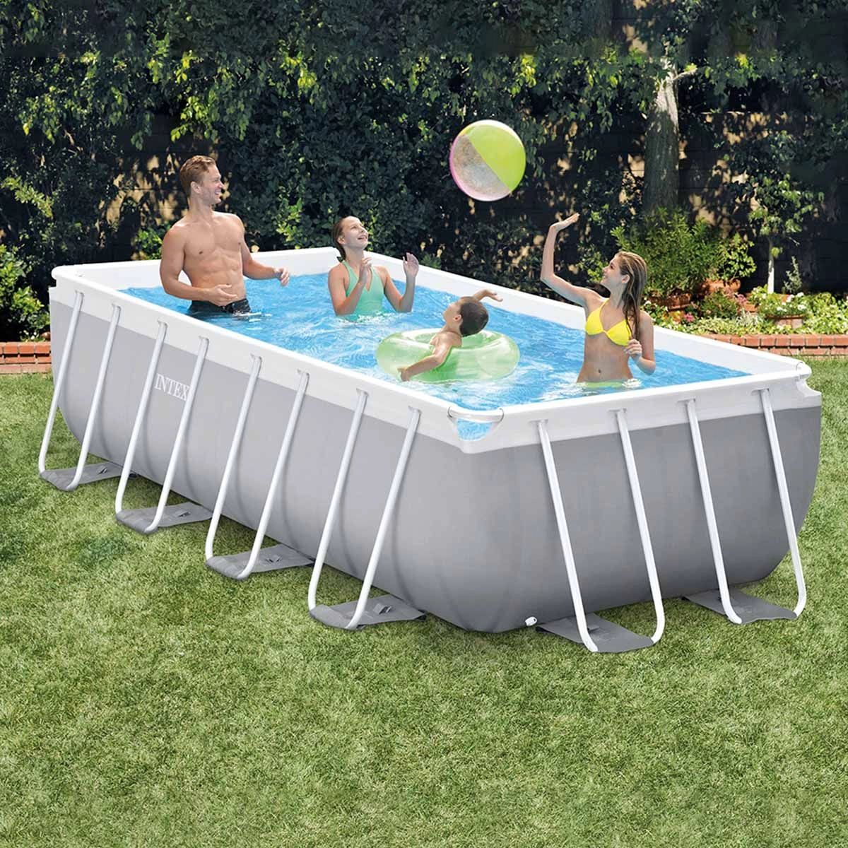 Piscine Hors-sol Prism Frame 4 X 2 X 1 M Intex 4 Piscine Hors-sol Prism Frame 4 X 2 X 1 M Intex – Image 2