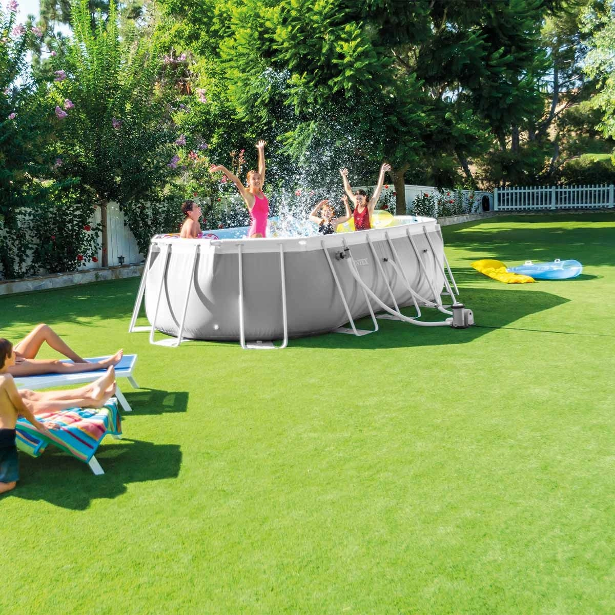 Piscine Hors-sol Prism Frame 5,03 X 2,74 X 1,22 M Intex 6 Piscine Hors-sol Prism Frame 5,03 X 2,74 X 1,22 M Intex – Image 4