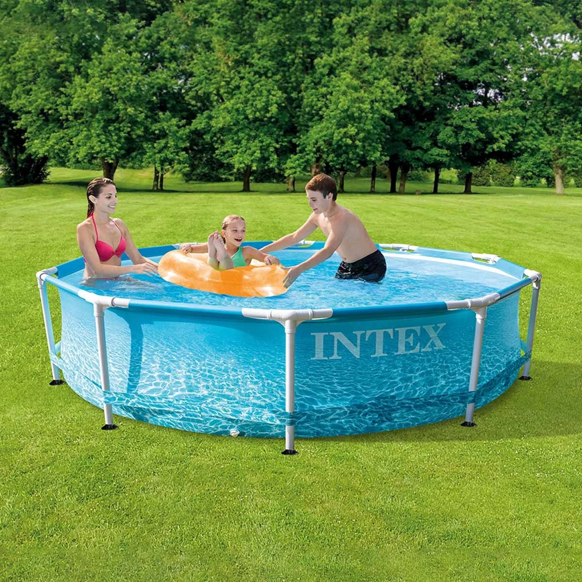 Piscine Hors-sol Metal Frame Ocean Ø3,05 X 0,76 M Intex 5 Piscine Hors-sol Metal Frame Ocean Ø3,05 X 0,76 M Intex – Image 3