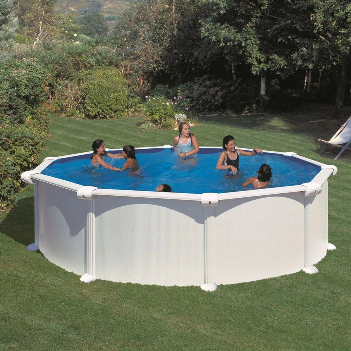 Piscine Hors-sol Acier 4,80 X 1,22 M Gre 3 Piscine Hors-sol Acier 4,80 X 1,22 M Gre