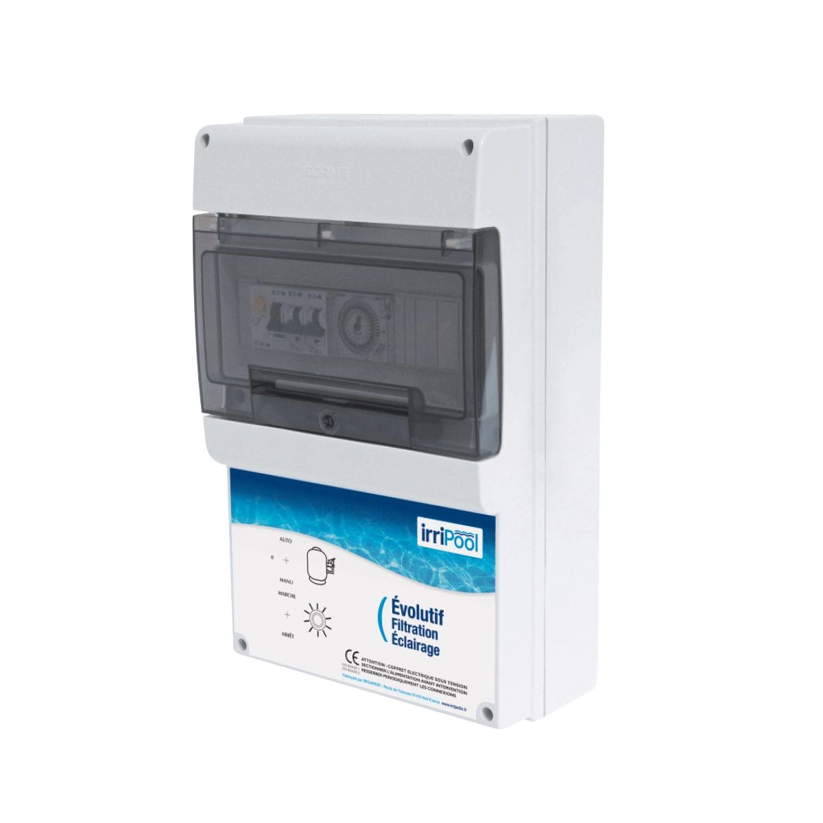 Coffret Electrique Evolutif Filtration Et 2 Eclairages Irripool 3 Coffret Electrique Evolutif Filtration Et 2 Eclairages Irripool