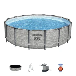 Piscine Hors-sol Steel Pro Max Ø4,88 X 1,22 M Bestway 7 Piscine Hors-sol Steel Pro Max Ø4,88 X 1,22 M Bestway -Piscine Aqua Vista 5619E 1 fb9d