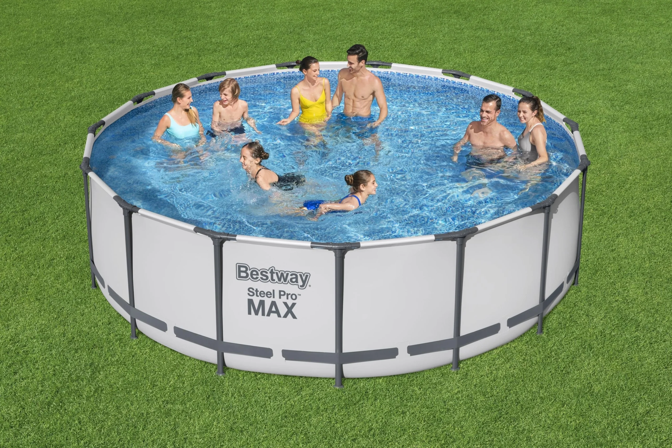 Piscine Hors-sol Steel Pro Max Ø4,57 X 1,22 M Bestway 5 Piscine Hors-sol Steel Pro Max Ø4,57 X 1,22 M Bestway – Image 3