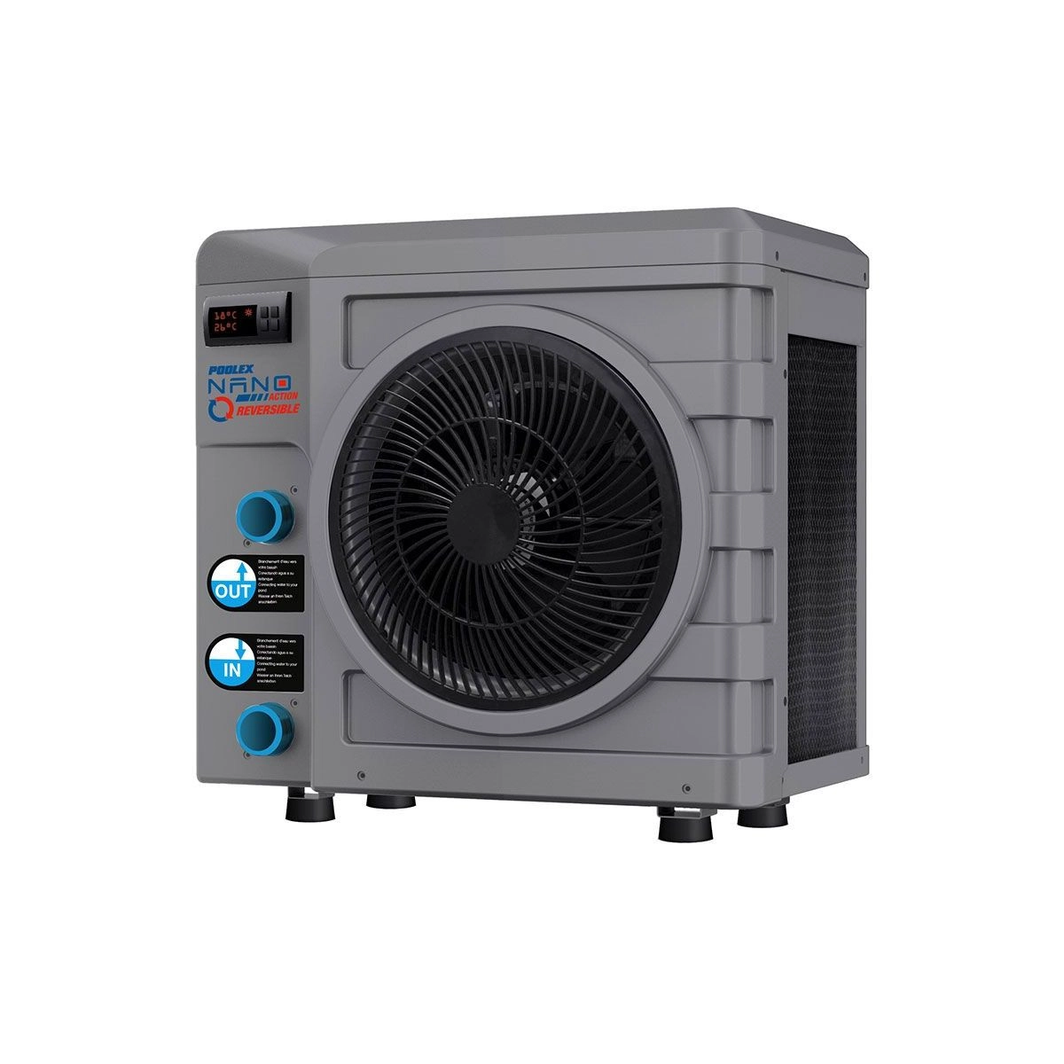 Pompe A Chaleur Nano Action Raversible 5kW Poolex 3 Pompe A Chaleur Nano Action Raversible 5kW Poolex